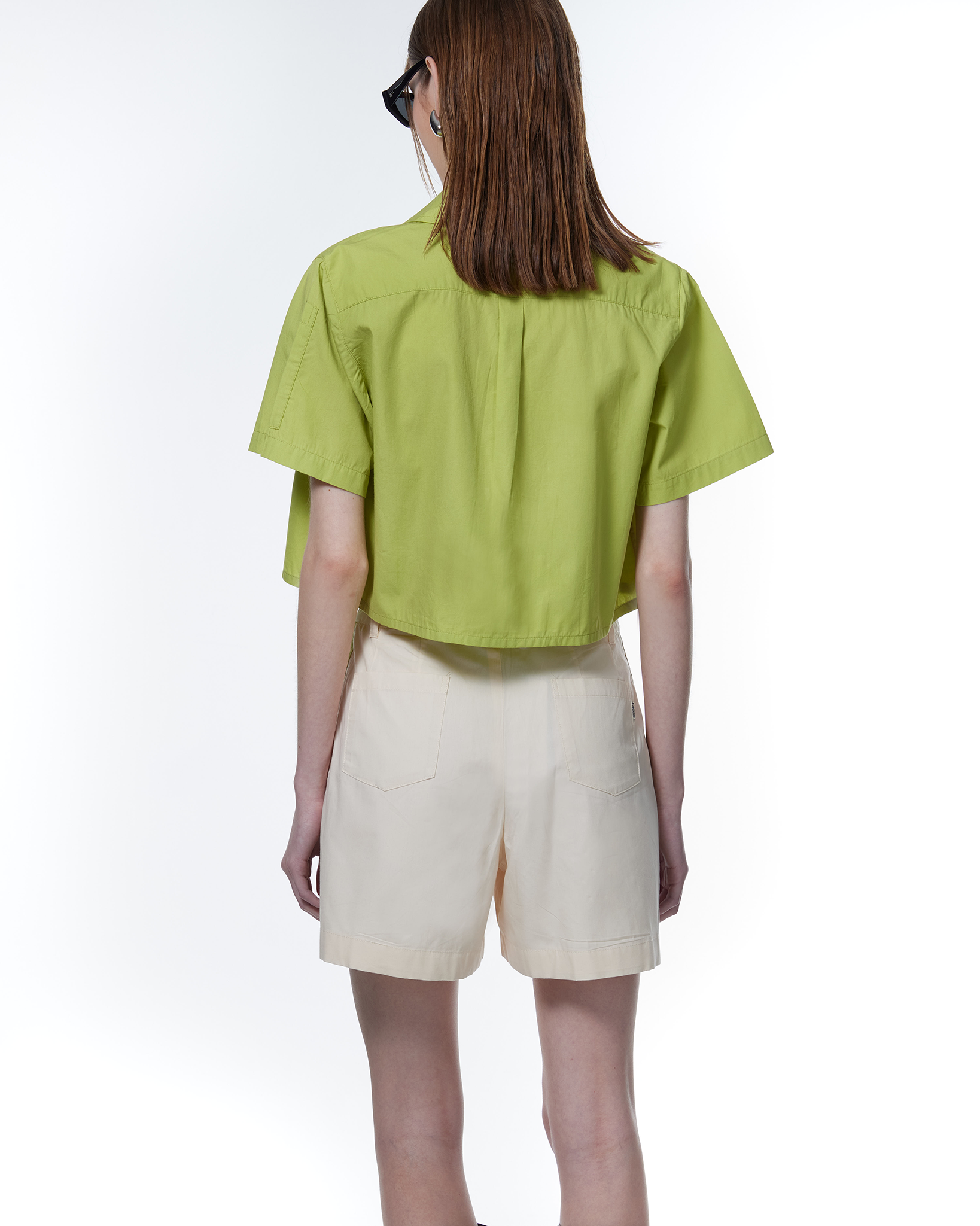 Natalie Tailored TENCEL™ Shorts Cream