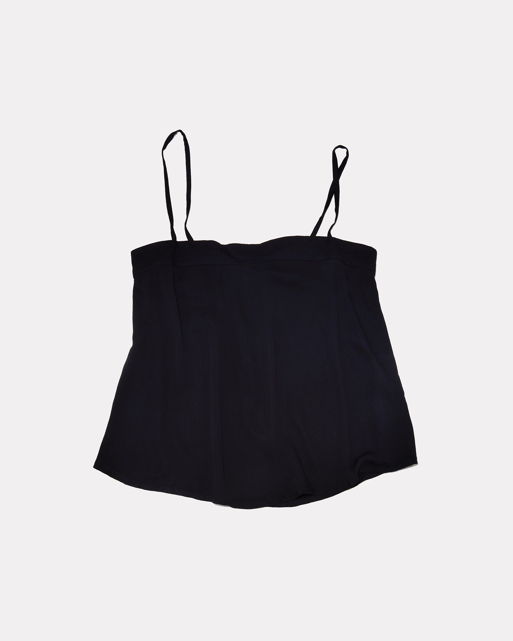 Claris Satin Viscose Cami Black