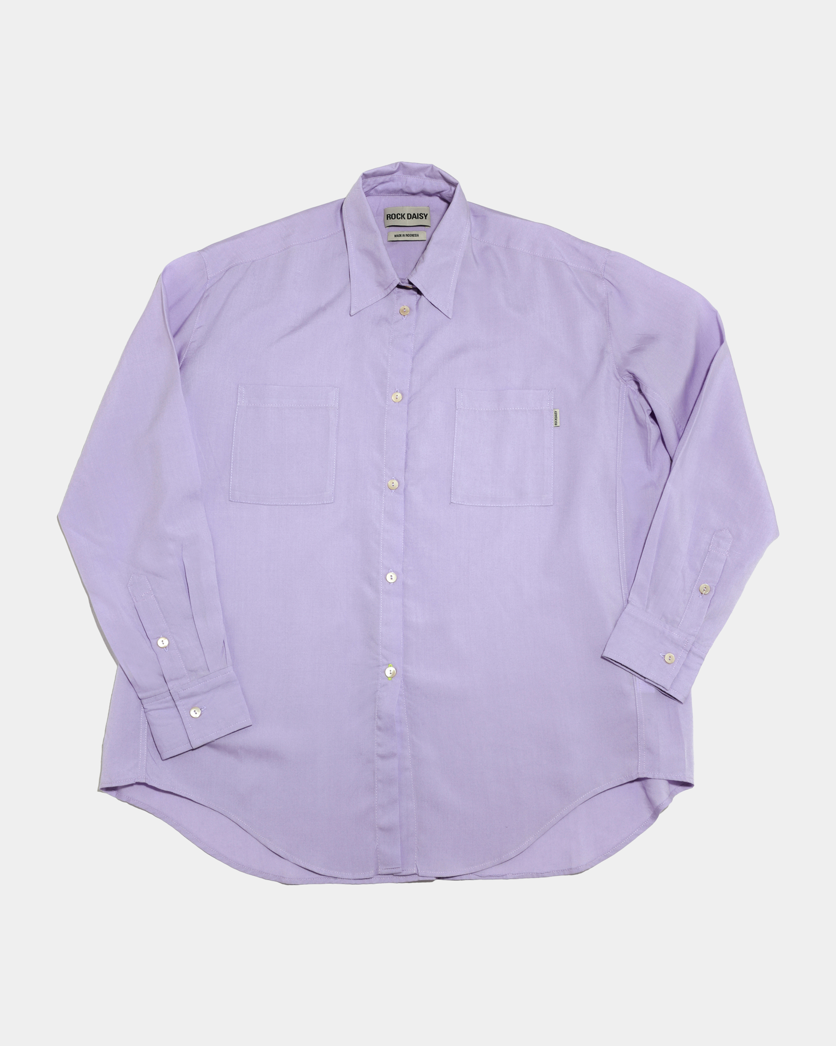 Laura Oversized TENCEL™ Shirt Lavender