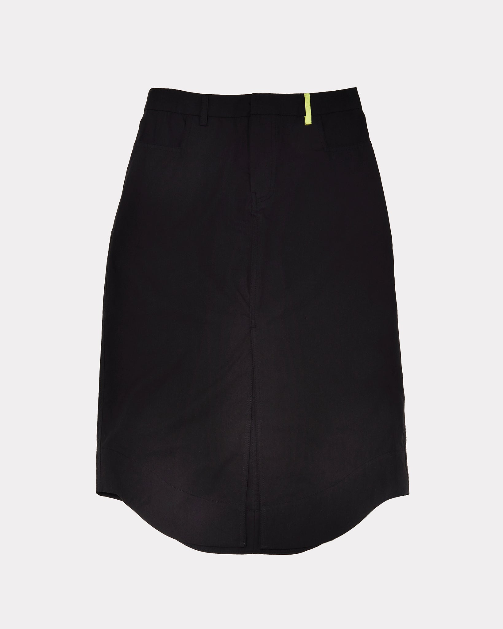 Sira Straight Midi TENCEL™ Skirt Black