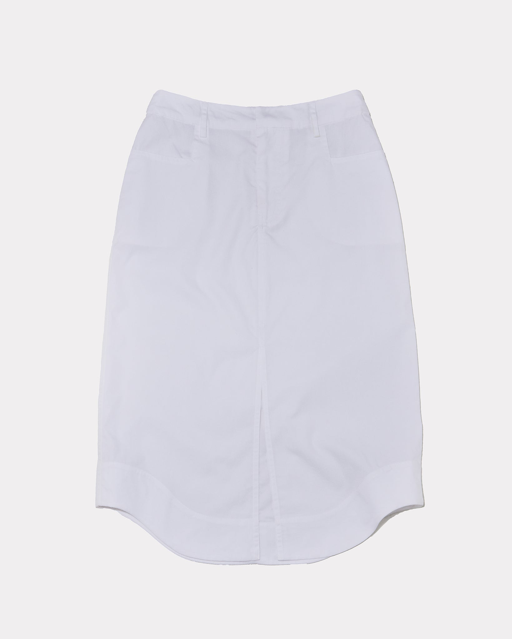 Sira Straight Midi TENCEL™ Skirt White