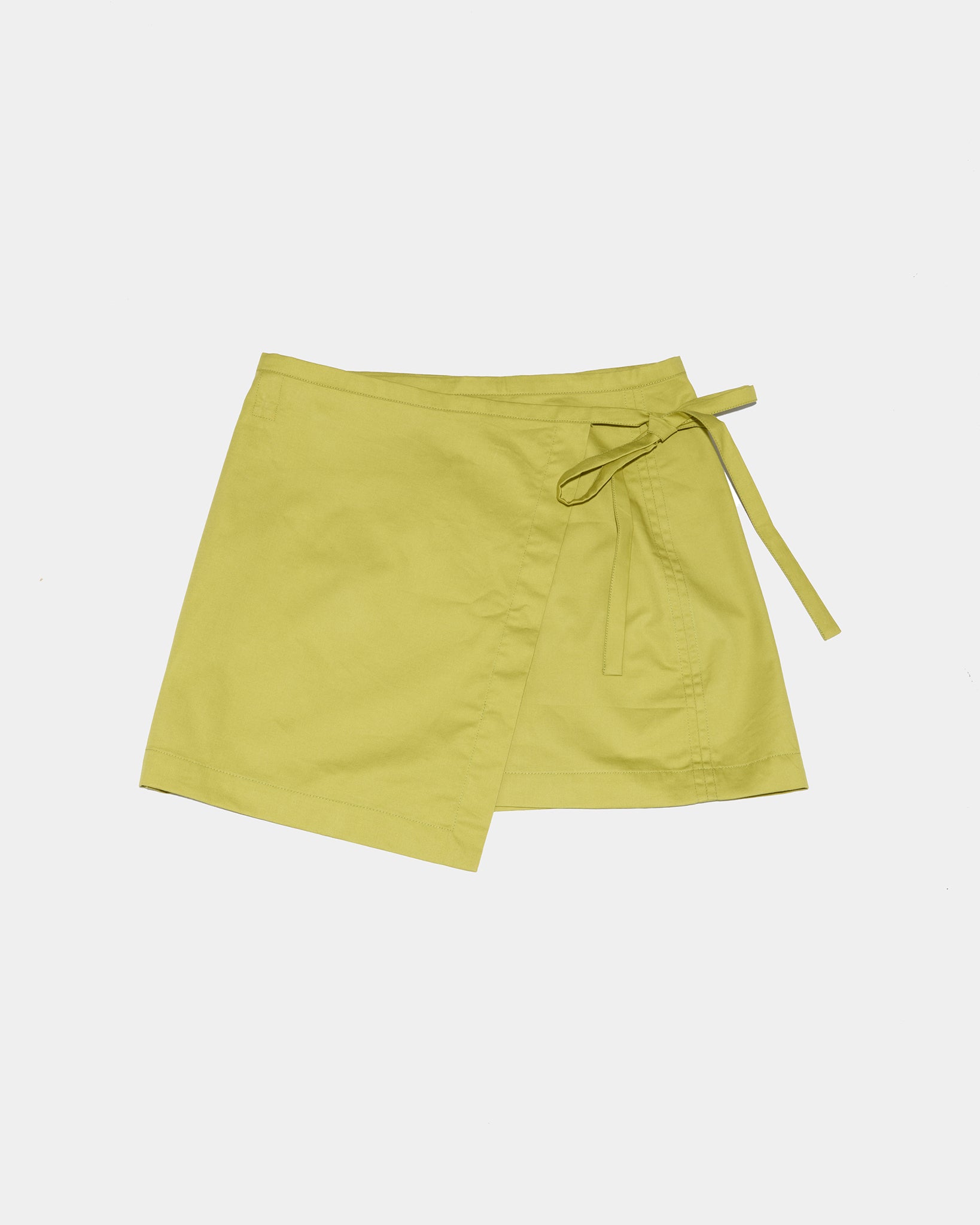 Maisie Organic Cotton Wrap Apron Mini Skirt (Made to Order)