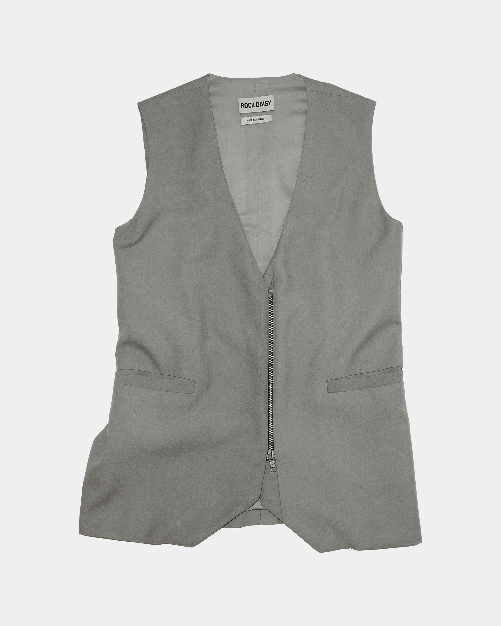 Paola Oversized Vest Grey